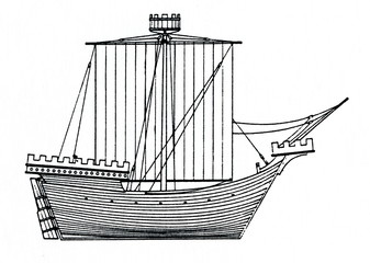 German merchant ship ca.1300
