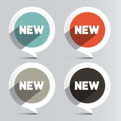 Circle Vector New Labels Set