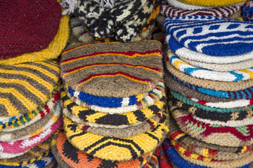 Shoes on the moroccan market