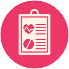 Medical report icon