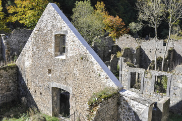 The remains of the Arms and Munitions factory at Orbaitzeta