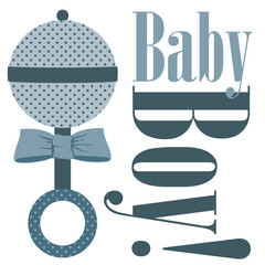 Baby Boy Rattle
