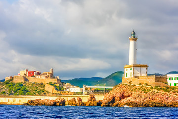 Approaching Ibiza Town