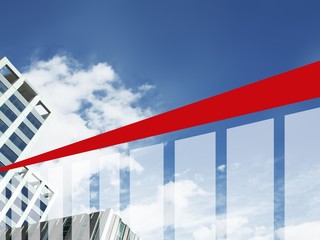Erfolgskurve Unternehmen - Business Chart