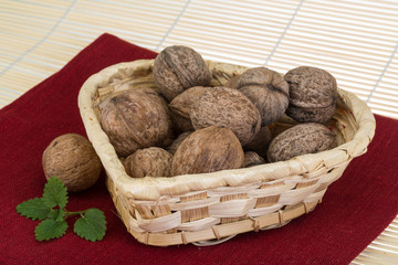 Wallnut in the basket