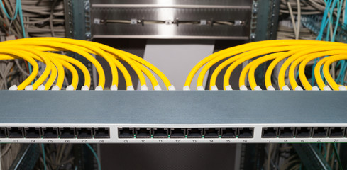 IT Datacenter Outsourcing Netzwerkverteiler für Internet Cloud