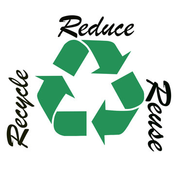 Recycle symbol illustration