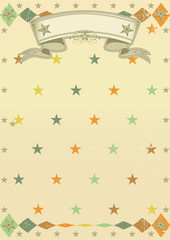 stars pattern poster