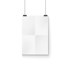 paper card on white wall