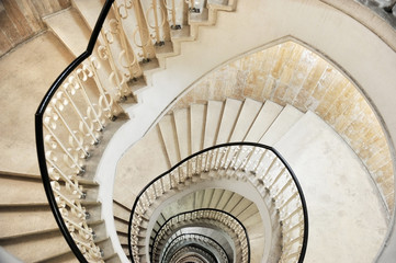 Fototapeta premium Spiral staircase