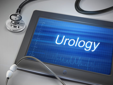 urology word displayed on tablet