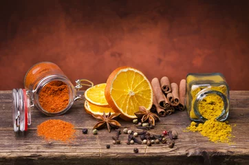 Keuken foto achterwand spices still life © luigi giordano