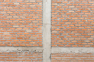 brick wall construction grunge texture background