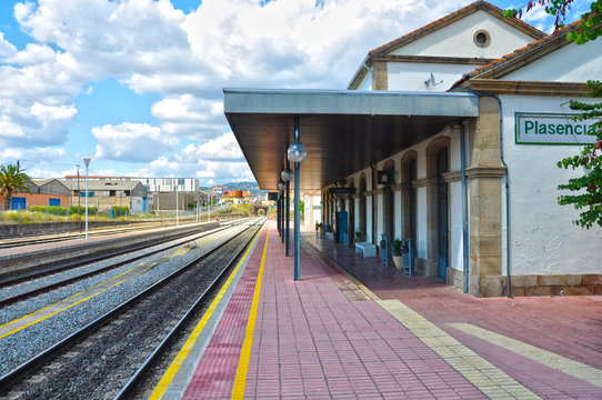 Estación de ferrocarril de Plasencia, Cáceres, trenes