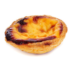 pastel de nata, typical Portuguese egg tart pastry