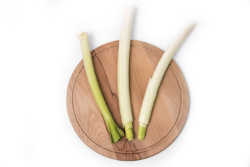 Fresh green leek