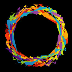 Fractal design element or banner for web