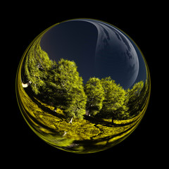 Fantastic colorful ball