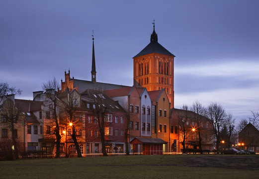 Church of St. Saint Catherine of Alexandria in Braniewo. Poland