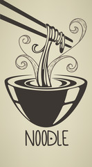 the best noodle illustration