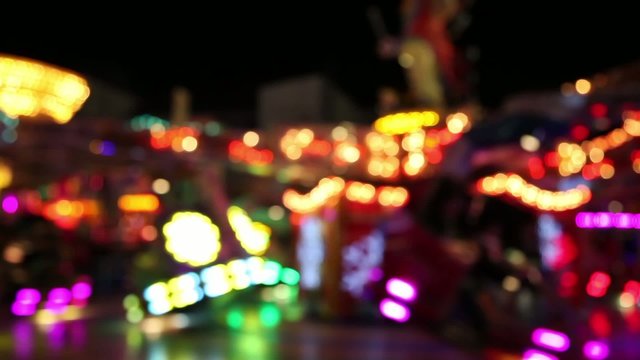 carousel on amusement park