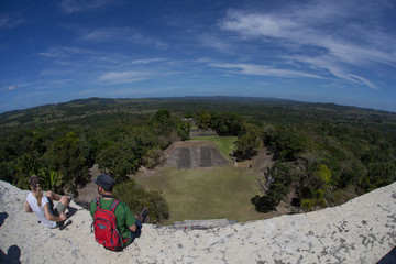 Fototapeta premium Mayan Archaeological Site in Central America