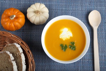 Pumpkin soup.