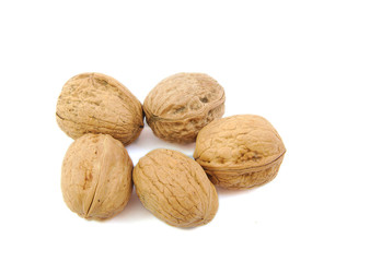 Close up of Five nuts