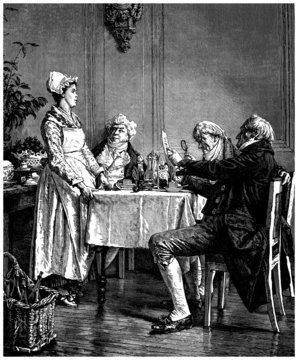 Restaurant Scene - 19th century