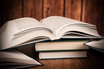 stack of books