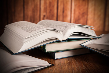 stack of books