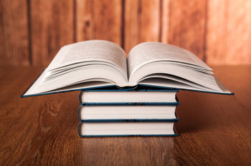 stack of books