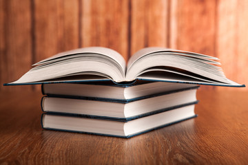 stack of books