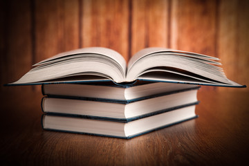 stack of books