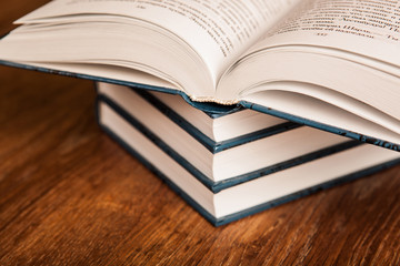 stack of books