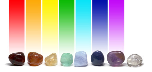 Chakra Healing Crystals Colour Chart