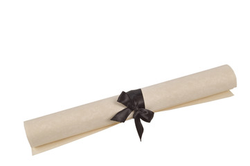 Diploma With Black Ribbon