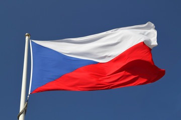 Naklejka na ściany i meble The Czechia flag