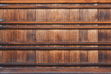 Naklejka premium Japanese Wood Panel Background