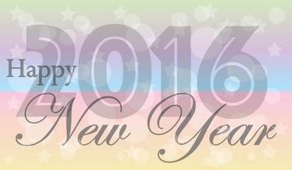 Happy new year 2016 header or banner