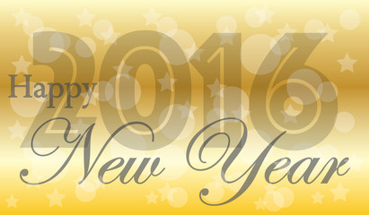 Happy new year 2016 header or banner