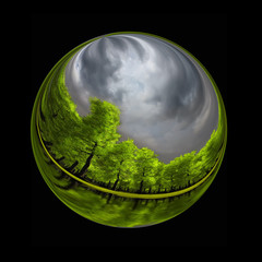 Fantastic colorful ball