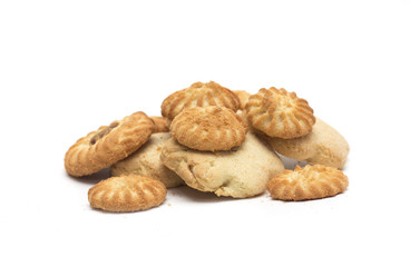 Tea time - different tea biscuits. Photo.