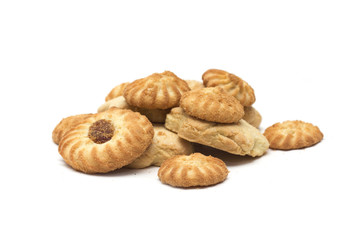 Tea time - different tea biscuits. Photo.