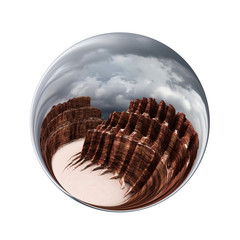 Fantastic colorful ball