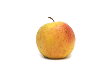 Yellow apple. Dessert. Photo.