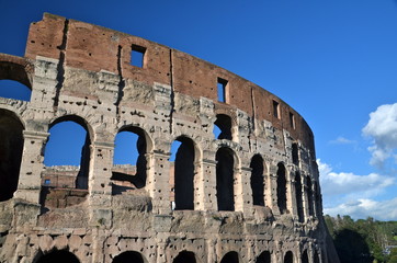 Fototapeta premium Coliseum, also known as the Flavian Amphitheatre, Rome, Italy