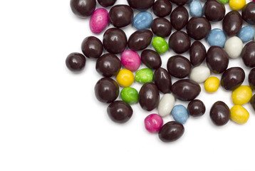 Tea time. Colorful candy. Background. Photo.