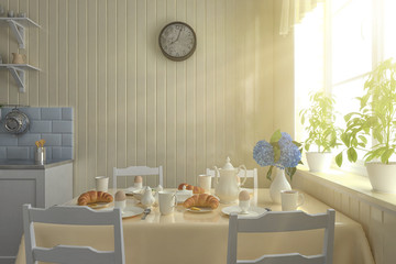 3D - Vintage Kitchen - Shot 2