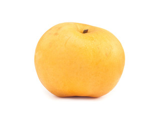Fresh Asian pear isolated on white background